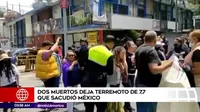 México: Dos muertos deja terremoto de magnitud 7.7