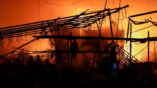 Incendio en México. Foto: EFE