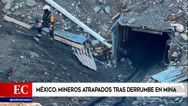 México: Ocho mineros atrapados en un pozo colapsado