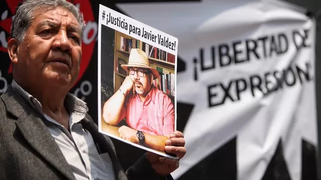Protestas en México en repudio al asesinato de periodistas. Foto: EFE