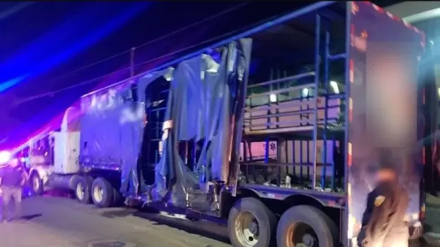 México: Policía detiene camión de refrescos con 228 migrantes centroamericanos. Foto: El Imparcial/referencial
