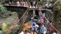México: El preciso momento del colapso de un puente en Cuernavaca