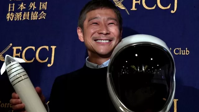 Multimillonario japonés busca novia que lo acompañe en su viaje a la Luna