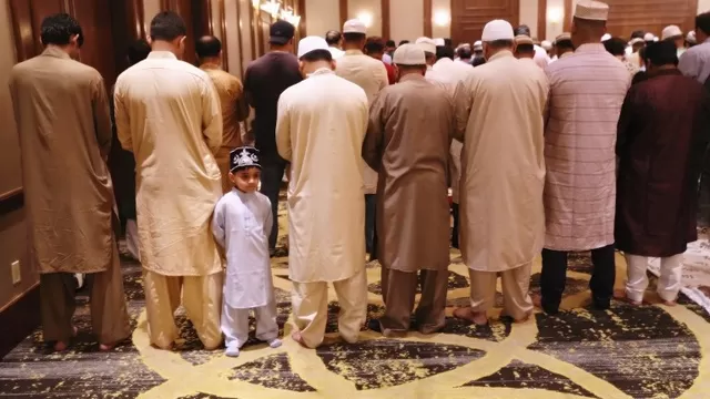 Musulmanes celebran el fin de ramadán también en Estados Unidos. Foto: AFP