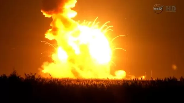 NASA: cohete Antares explotó segundos después de su lanzamiento
