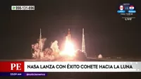 Nasa lanzó con éxito cohete hacia la Luna