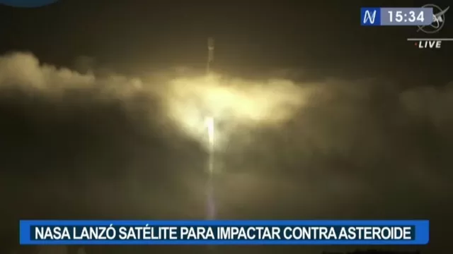 La Nasa lanzó satélite para impactar contra asteroide