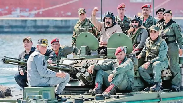 Nicolás Maduro anuncia ejercicios militares en frontera de Venezuela para el 24 de julio. Foto: AFP