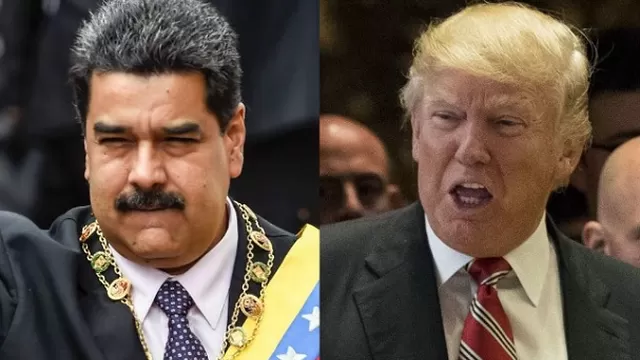 Nicolás Maduro y Donald Trump. Foto: AFP