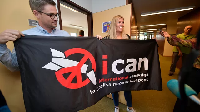 Nobel de la Paz fue entregado a campaña antinuclear ICAN