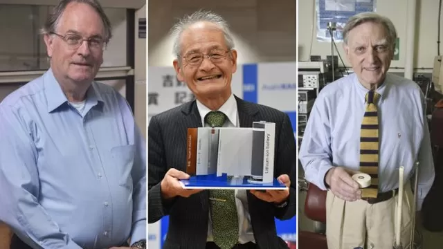 Premio Nobel de Química para 3 investigadores por desarrollar las baterías de litio