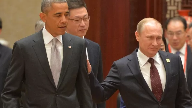 Barack Obama y Vladimir Putin. (V&iacute;a: AFP)