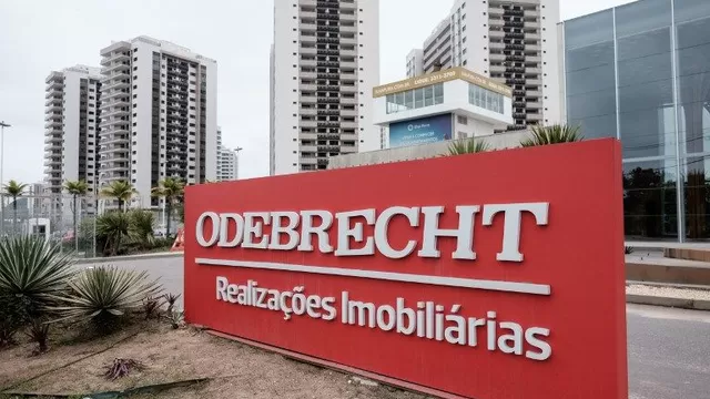 Logo de la compañía Odebrecht. (Vía: AFP)