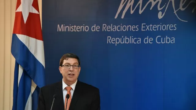 Ministro de Relaciones Exteriores de Cuba, Bruno Rodr&iacute;guez. (V&iacute;a: AFP)