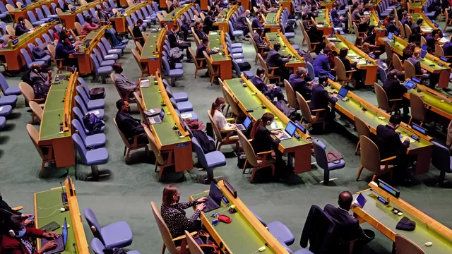 Sesión de Naciones Unidas.Foto: AFP