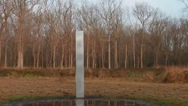 Países Bajos: Aparece un nuevo monolito metálico de origen desconocido. Foto: NOS