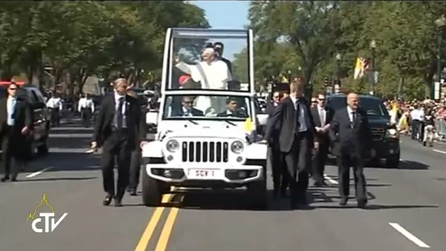 Papa Francisco en Washington. (V&iacute;a: YouTube)