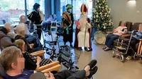 Papá Noel visitó hogar de ancianos en Bélgica y contagió a 118 personas de coronavirus
