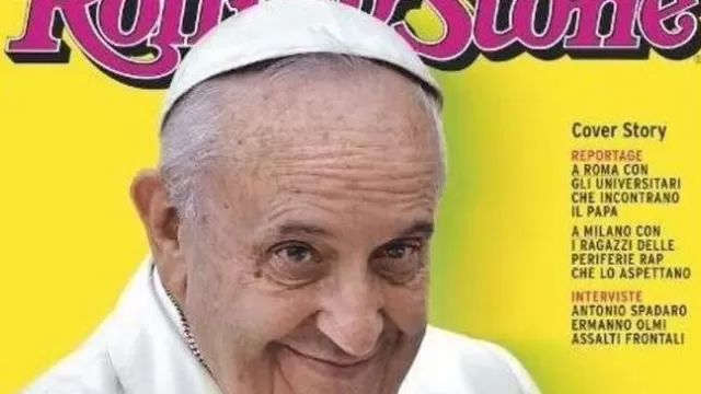 Papa Francisco en la Portada de los Rolling Stones. (Vía: Rolling Stones)