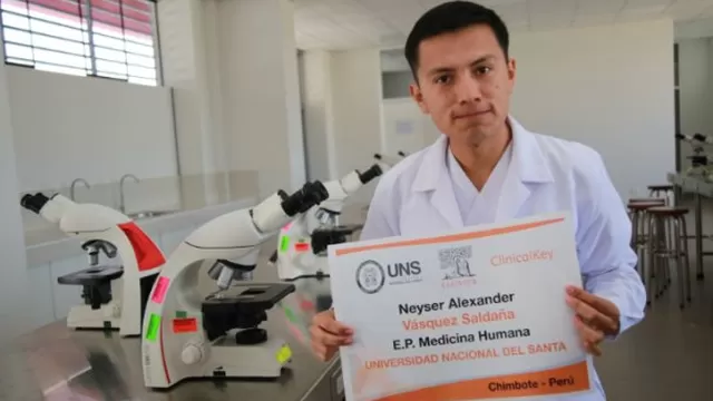 Peruano es finalista en concurso que elige a los mejores estudiantes de medicina del mundo. Foto: Andina