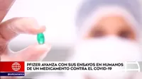 Pfizer avanza sus ensayos en humanos de un medicamento contra el COVID-19