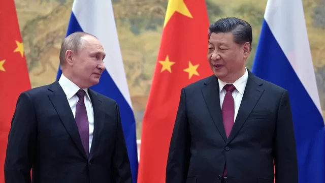 Xi Jinping y Vladimir Putin. Foto: AFP