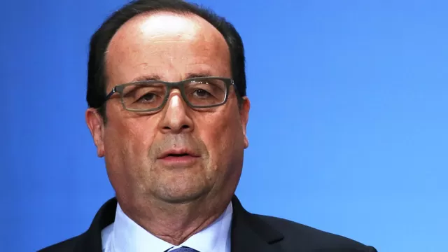 Francois Hollande, presidente de Francia. Foto: AFP.