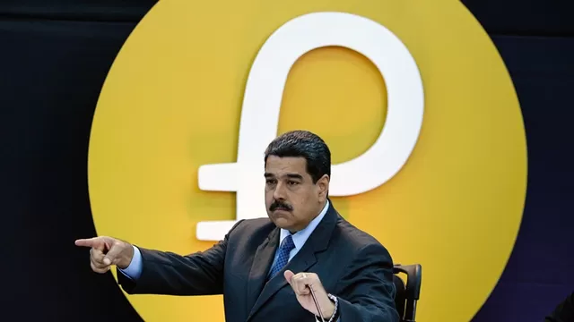 Maduro lanzó el petro, la criptomoneda de Venezuela. Foto: AFP