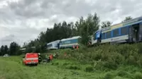 República Checa: Choque de dos trenes deja tres muertos y decenas de heridos
