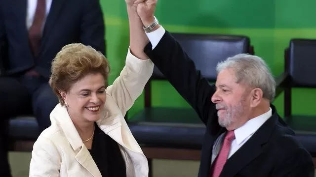 Lula da Silva y Dilma Roussseff. (Vía: Twitter)