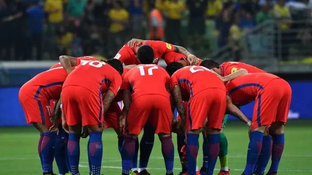 Selección chilena de fútbol perdió ante Brasil en Eliminatorias. Foto: AFP