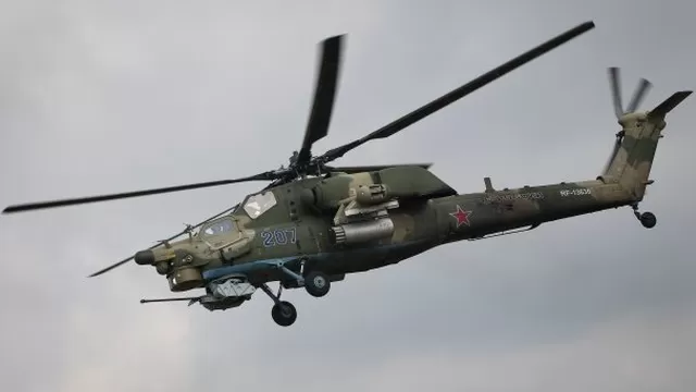 Rusia inauguró este viernes en Venezuela un centro de formación militar para pilotos de helicópteros. Foto: AFP/referencial