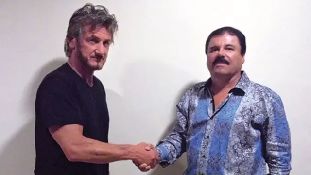 Sean Penn y 'El Chapo' Guzmán en entrevista. Foto: Rolling Stone