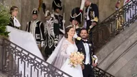 Boda real en Suecia: príncipe Carlos Felipe se casó con exmodelo Sofía Hellqvist