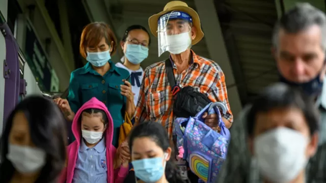 Personas en Tailandia. Foto: AFP referencial