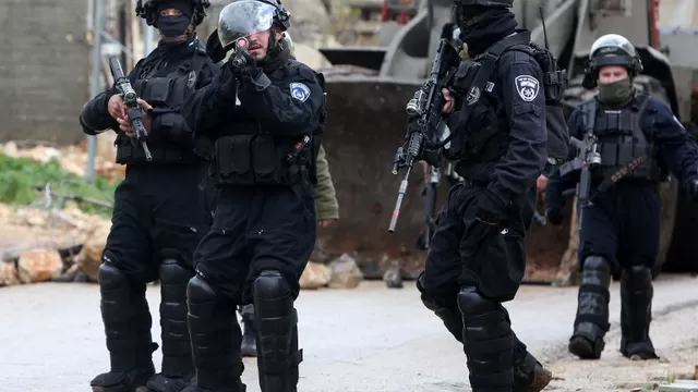 Miembros de autoridades palestinas. (Vía: AFP)