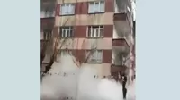 Terremoto en Turquía: Impactante video muestra el momento del colapso de varios edificios