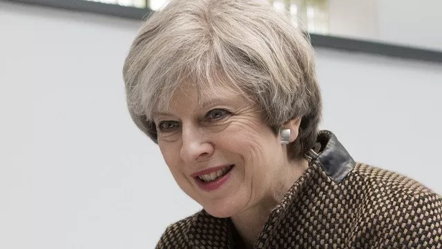 Theresa May, primera ministra británica. (Vía: AFP)