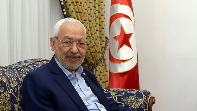 Rached Ghannouchi, líder del partido islamista de Túnez. Foto: AFP