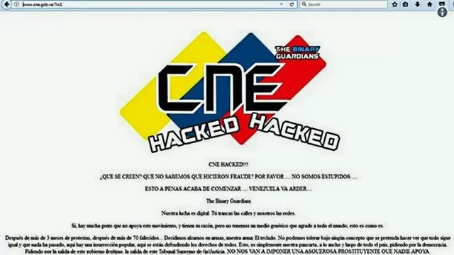 &#039;Hackean&rsquo; webs de poderes p&uacute;blicos en Venezuela. Imagen: lapluma.net