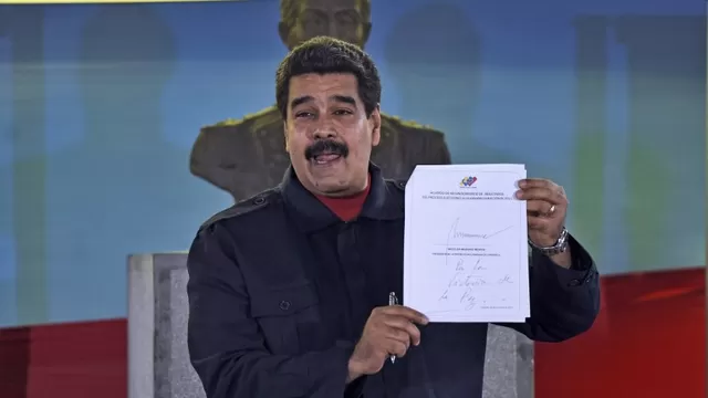 Nicol&aacute;s Maduro, presidente de Venezuela. (V&iacute;a: AFP)