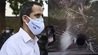 Venezuela: Oposición denuncia daños al auto de Juan Guaidó por "impactos de bala"