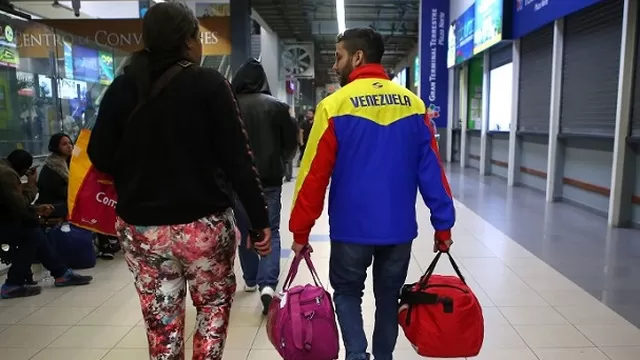 Venezolanos en el Perú. Foto: AFP
