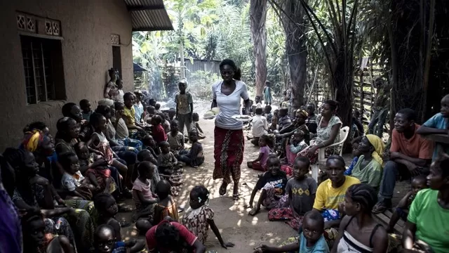 Ola de violencia en el Congo deja miles de desplazados. Foto: AFP
