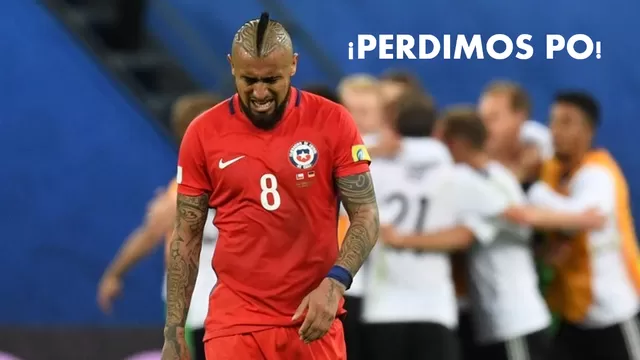 Chile perdió ante Alemania en la final de la Copa Confederaciones. Meme: Twitter