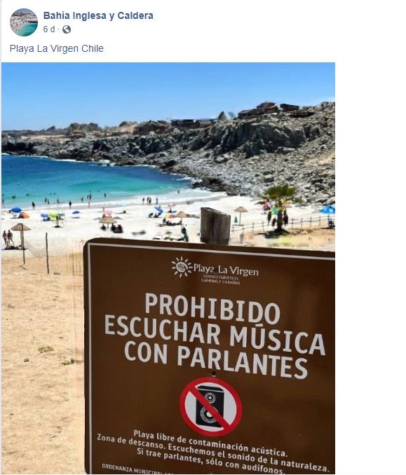Chile: Prohíben uso de parlantes en playas y se genera fuerte debate 