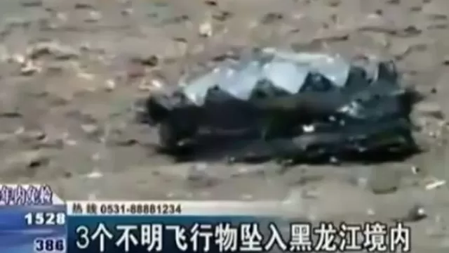 Confundieron restos de un cohete ruso con un ovni en China
