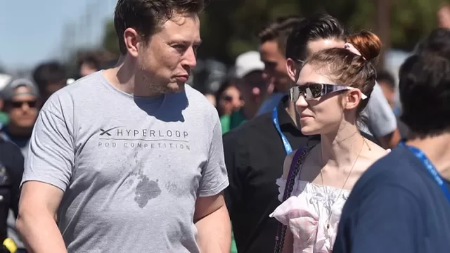 Elon Musk y Grimes revelan el significado de "X AE A-12", el raro nombre de su hijo. Foto: AFP