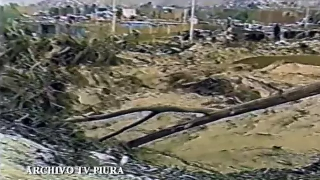 Desborde del río Huaycoloro en 1998. (Vía: Facebook)