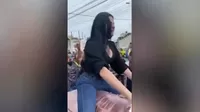 Mujer se despide de su difunto esposo bailando reguetón sobre su ataúd 